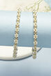 White Gold Metal & Beads Kids Bangles image number 0