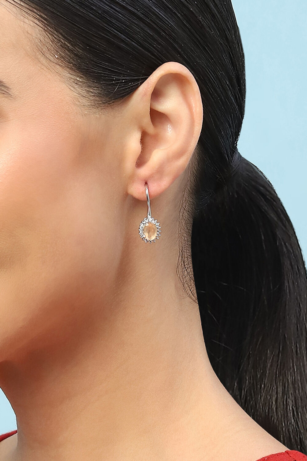 Peach Brass earrings image number 2