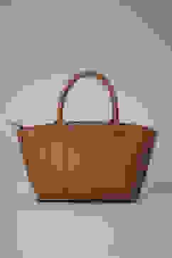 Tan PU Handbag image number 2