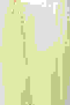 Pale Yellow Rayon Asymmetric Kurta Regular Pant Suit Set image number 3