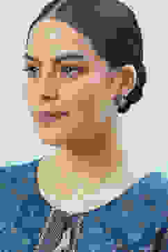 White Brass Earrings image number 3