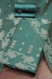 Rust Cotton Jamdani Unstitched Suit Set image number 0