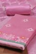 Pastel Cotton Printed Embroidered Unstitched Suit Set image number 2