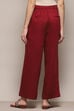 Towny Port Cotton Straight Solid Pants image number 4