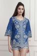 Red Cotton All-Over Floral Printed Kurti image number 5