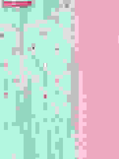 Sky Blue Cotton Anarkali Kurta Churidar Suit Set image number 1