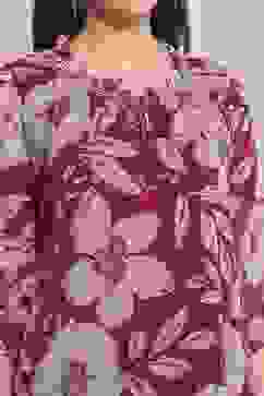 Berry Polyester Straight Kurta Pants Set image number 1