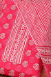 Pink Cotton Hand Embroidered Unstitched Suit Set image number 1