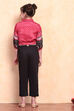 Red-Black Viscose Blend Shirt Set image number 4