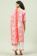 Pink Cotton Straight Kurta Palazzo Suit Set image number 7