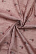 Peach Silk Tussar Handloom Unstitched Suit Set image number 2