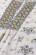 Marine Blue Cotton Blend A-Line Printed Kurta image number 1