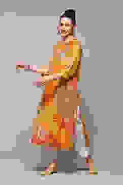 Chalky Teal LIVA Straight Printed Kurta image number 2