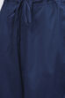 Blue Viscose Silk Straight Kurta Regular Pant Suit Set image number 3