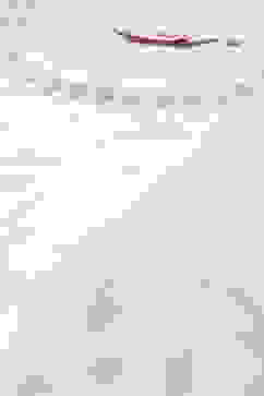 White Cotton Blend Straight Printed Dress image number 1