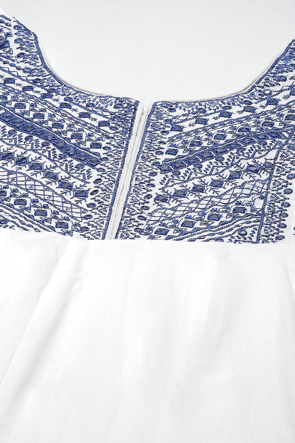 Black Cotton Anarkali Kurta Churidar Suit Set image number 1