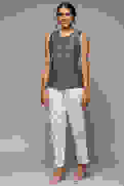 Marble Carbon Viscose Printed Jacket image number 1