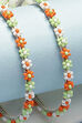 Orange & Green Metal & Beads Kids Bangles image number 1