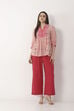 Pink Cotton Regular Pants image number 0