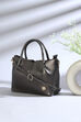 Gun Metal PU Handbag image number 0