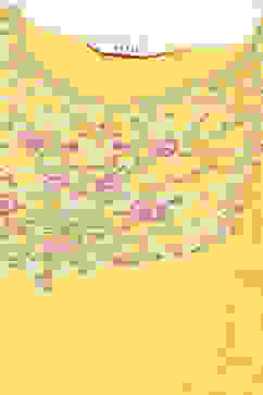 Yellow Viscose Straight Kurta Skirt Suit Set image number 1