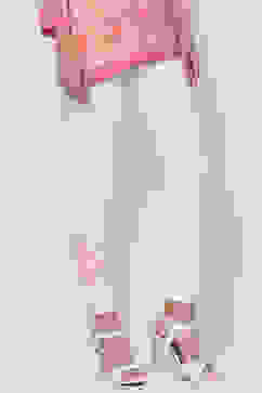 White Straight Leggings image number 3