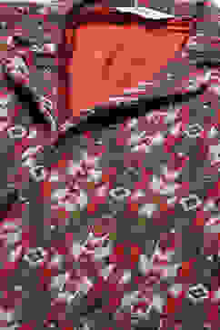 Maroon Acrylic Straight Yarndyed Jacket image number 3