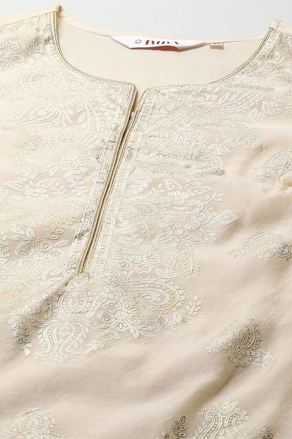 Olive Polyester Straight Printed 2 Piece Set image number 1