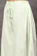 Off White Cotton Blend Straight Kurta Suit Set image number 2