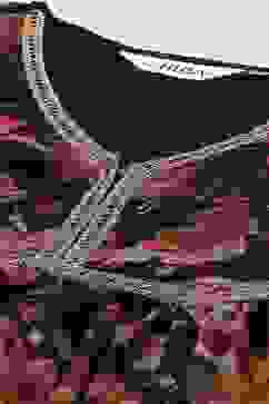 Black Floral Printed Flared Kurti & Garara Suit Set image number 1