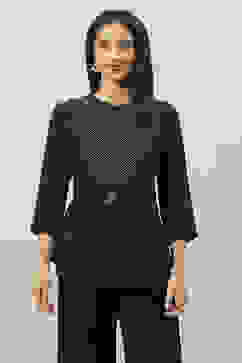 Black Rayon Printed Kurti image number 5