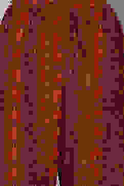 Terracotta Red Art Silk Straight Kurta Palazzo Suit Set image number 3