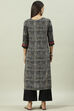Green Rayon Straight Printed Kurta image number 4