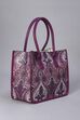 Pink PU Tote Bag image number 3