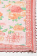 Peach Cotton Flared Kurta Churidar Suit Set image number 2