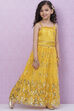 Yellow Art Silk Lehenga