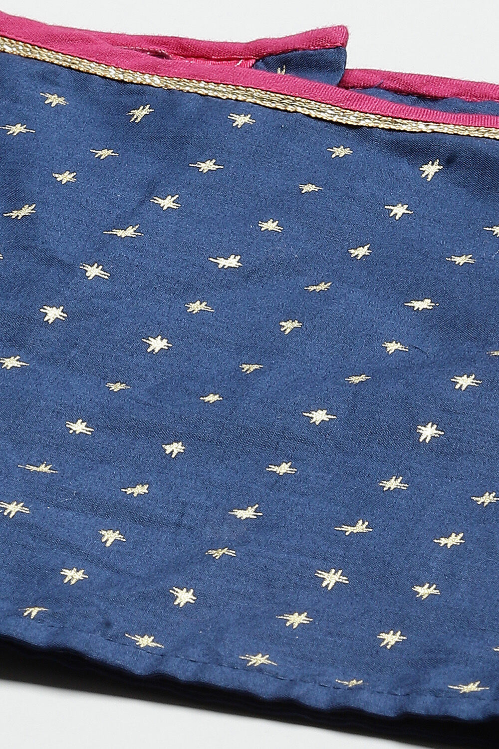 Pink Cotton Floral Printed Flared Festive Lehenga Set image number 1