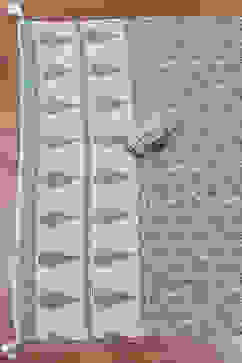 White Cotton Hand Block Print Unstitched Suit Set image number 3