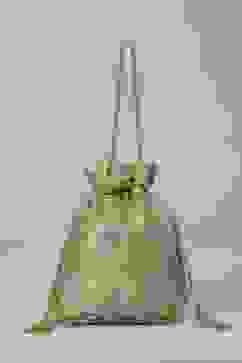 Dark Gold Fabric Potli Bag image number 1