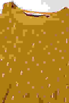 Mustard Art Silk Asymmetric Kurta Dhoti Salwar Suit Set image number 1