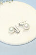 Pearl Brass Earrings image number 0