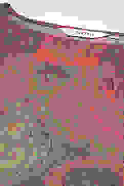 Burnt Orange Rayon Straight Printed Kurta image number 1