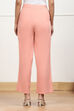 Beige Solid Stretchable Relaxed Fit Pants image number 5