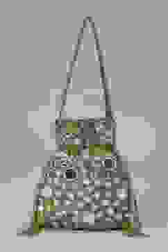 Gold Fabric Potli Bag image number 1