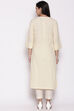 Blue Cotton Solid Kurti image number 4
