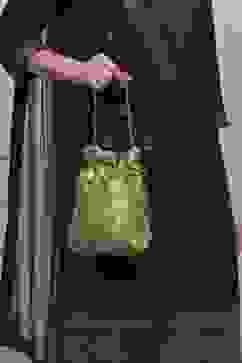 Dark Gold Fabric Potli Bag image number 7