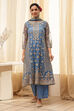 Light Blue Net Layered Suit Set image number 6