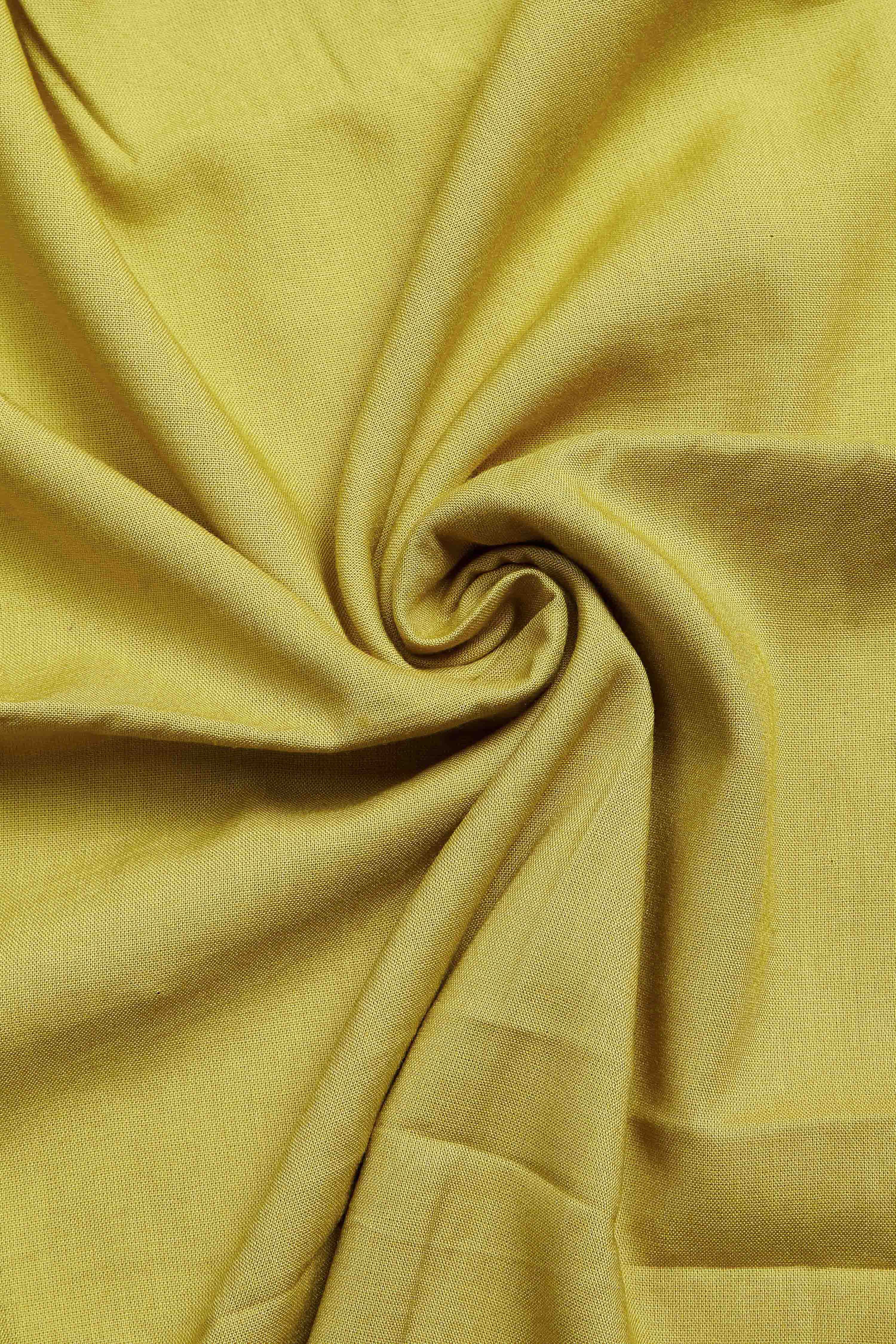 Green Organza Rajasthani Print Unstitched Suit Set image number 2