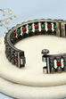 Red Green Stone Bangle image number 4