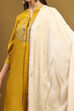 Off White Polyester Dupatta image number 1